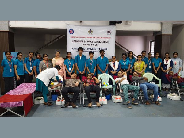 BLOOD DONATION CAMP AT CARMEL 2